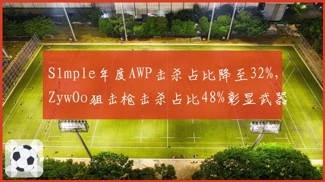 S1mple年度AWP击杀占比降至32%，ZywOo狙击枪击杀占比48%彰显武器偏好差异